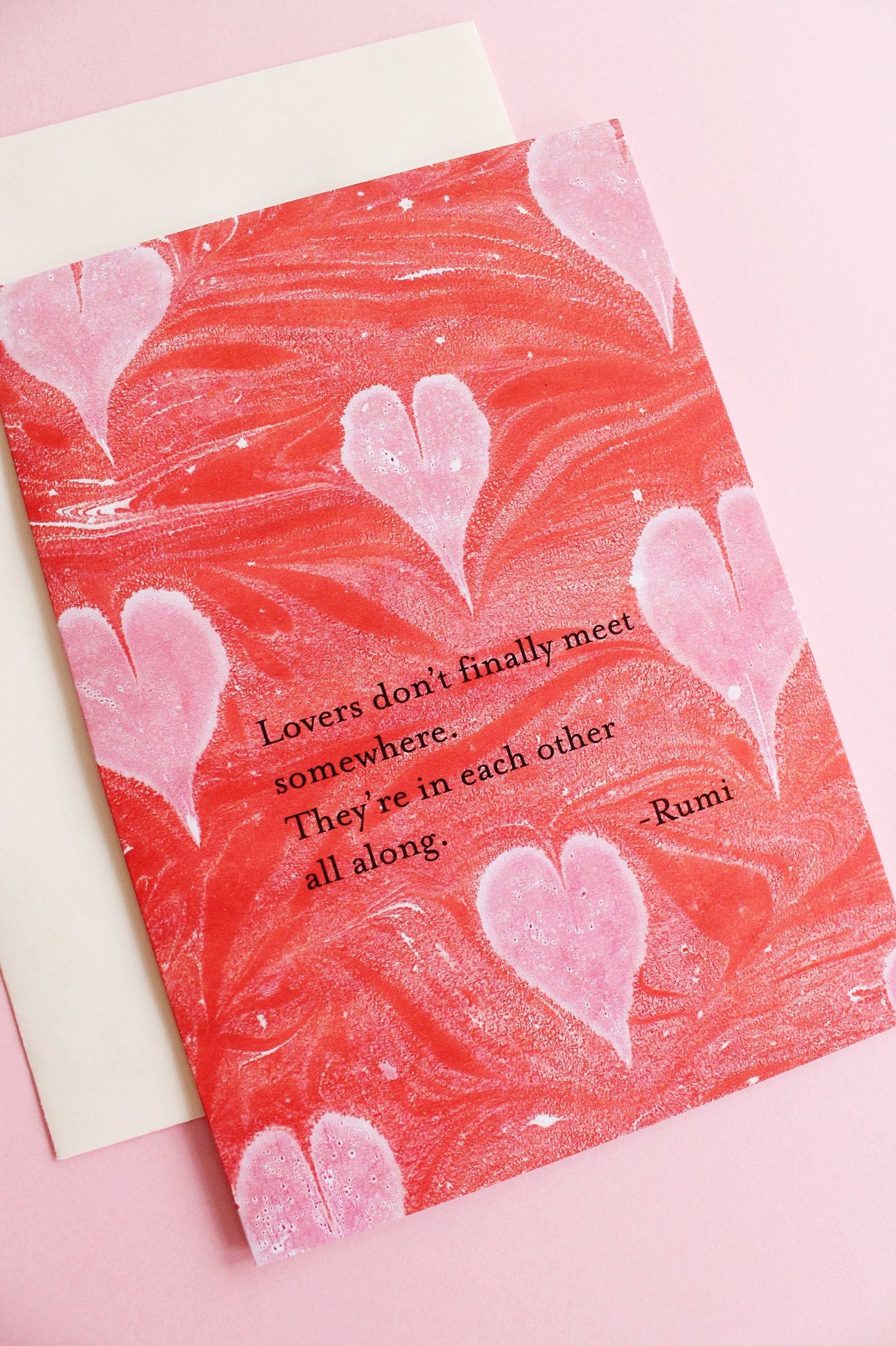 Rumi Quote Greeting Card Romance