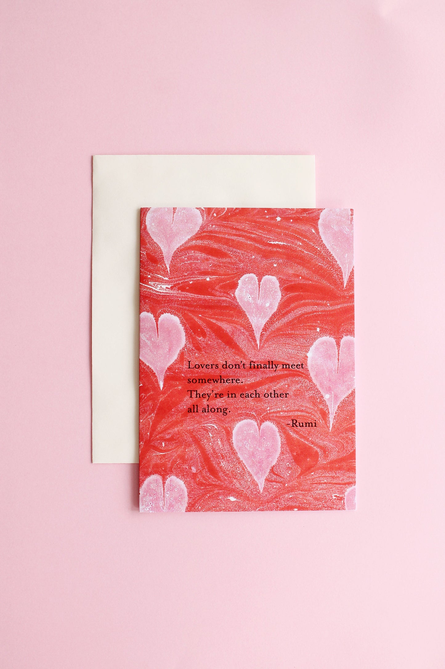 Rumi Quote Greeting Card Romance