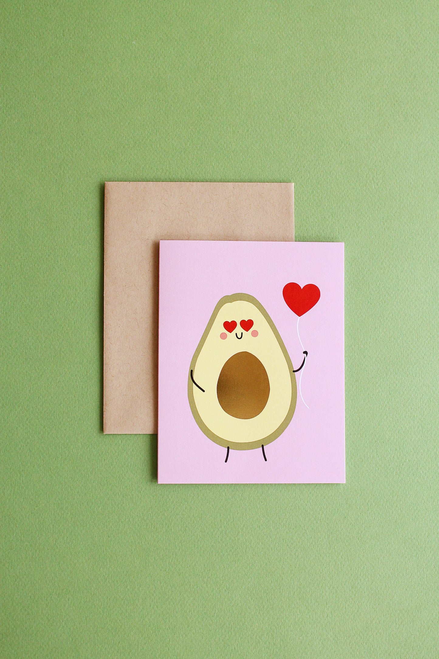 Cute Avocado Love Card