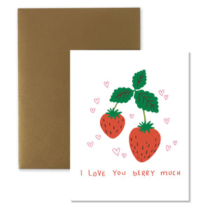 Love You Berry Much Card
