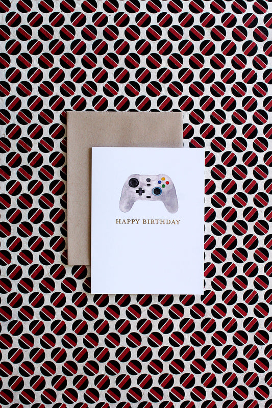 Video Game Birthday Card