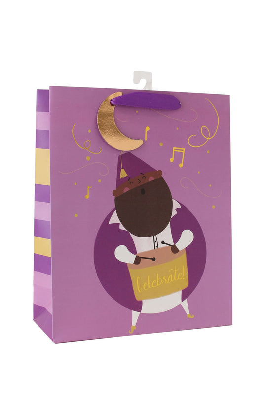 Gift bag for Ramadan & Eid al Fitr featuring the Ramadan Drummer by Hello Holy Days!