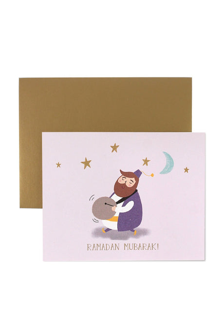 Ramadan Greeting Card featuring the Ramadan Drummer by Hello Holy Days!